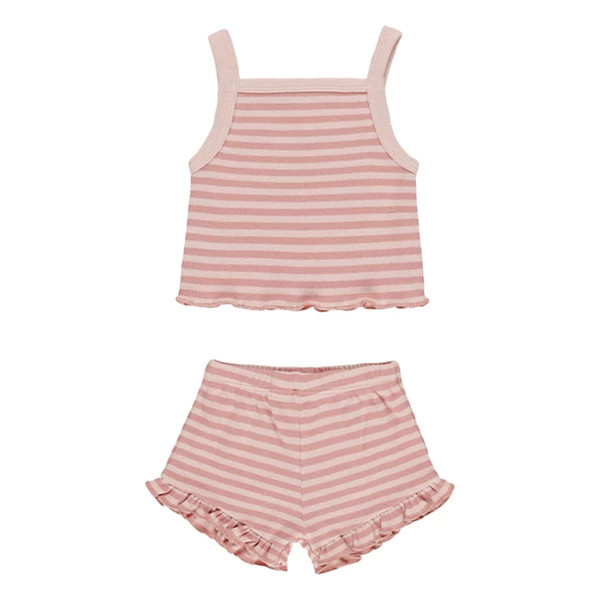 Girls' Quincy Mae Evie Set Toddler 4/5Y Pink Stripe | Scheels