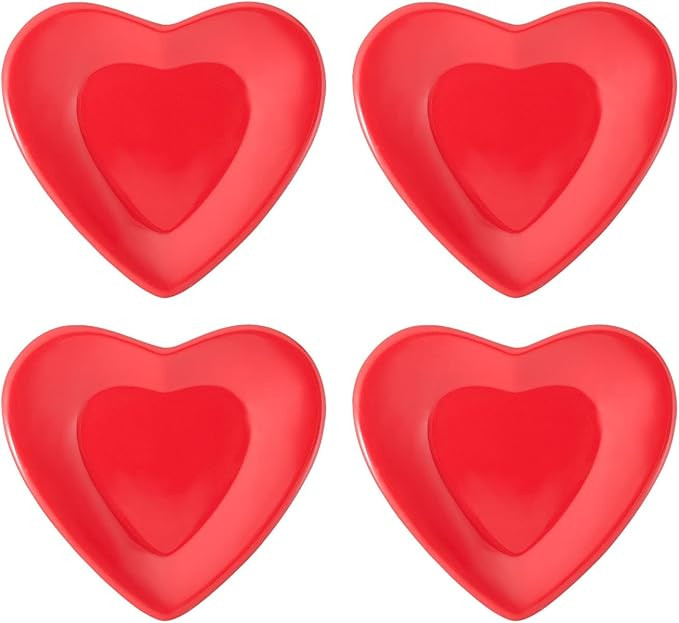 Supreme Housewares 4-Piece 4.75 Inch Melamine Dessert Plates Appetizer Dinner Plates Small Servin... | Amazon (US)