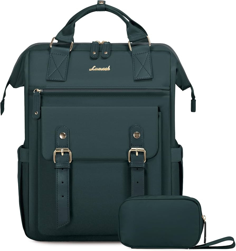 LOVEVOOK 18 Inch Backpack for Women, Extra Large Travel Laptop Backpack, Teacher Work Backpack Pu... | Amazon (US)