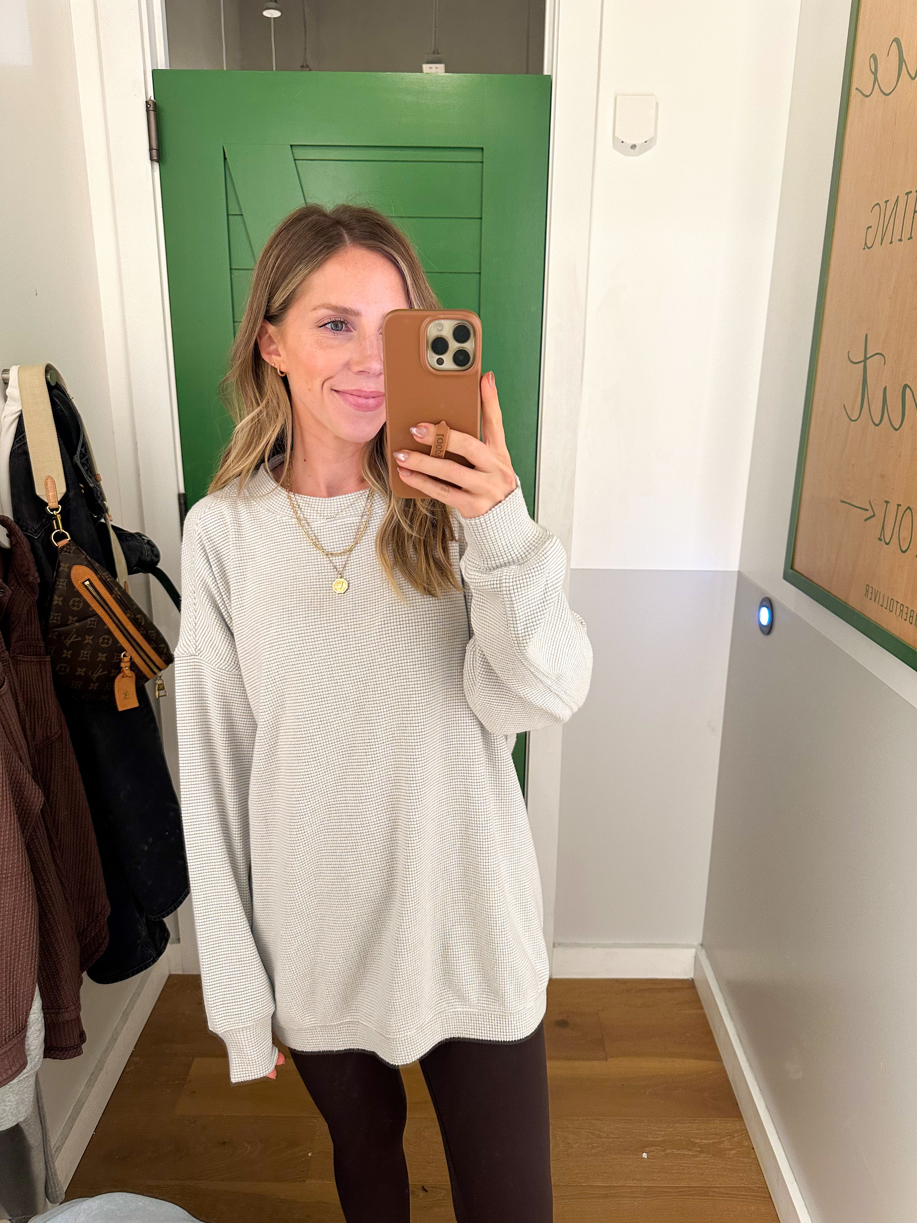 Another cozy crewneck option! I tried on a medium and needed a small. The texture of the fabric was really nice!  

 

#LTKSaleAlert #LTKFindsUnder50 #LTKFindsUnder100