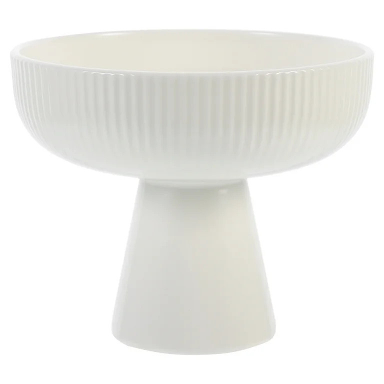 Bowl Footed Cup Ceramic Decorative Kitchen Fruit Counter Ice Cream Cupcake Small White Appetizer ... | Walmart (US)