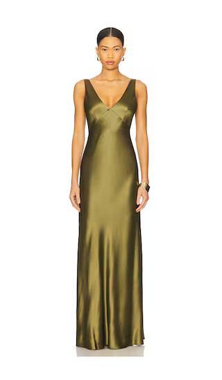 Sinclaire Gown in Fern | Revolve Clothing (Global)