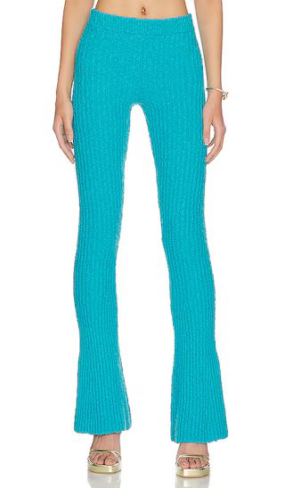 Tara Boucle Knit Pant in Scuba Blue | Revolve Clothing (Global)