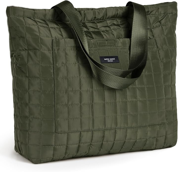 Large Tote Bag for Women Travel Tote Bag SATIN SAINT lifestyle Women Tote Bags for Work Daily Wom... | Amazon (US)