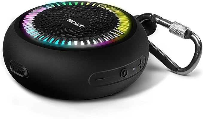 Bluetooth Shower Speaker Waterproof | Small Portable Bluetooth Speaker Wireless with Clip | Power... | Amazon (US)