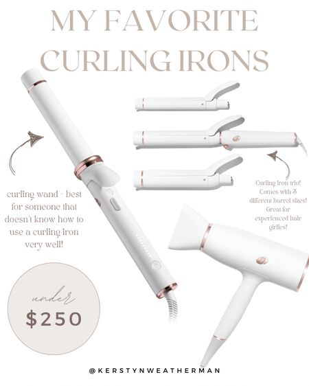 I’ve linked all my favorite curling irons at different price points. They range from $80 to $200. I have personally used all of them that I’ve linked and I truly love all of them. The GHD one is probably my favorite for somebody that has really long hair like extensions or just long hair in general! The T3 is great for every day use and all different types of hair experienced girlies! The hot tools one is just a great price point and I will say that was my tried & true for many years! It is great for somebody that doesn’t curl their hair all the time but just want some thing that’s not going to damage their hair at a decent price point!



#LTKstyletip #LTKbeauty #LTKGiftGuide
