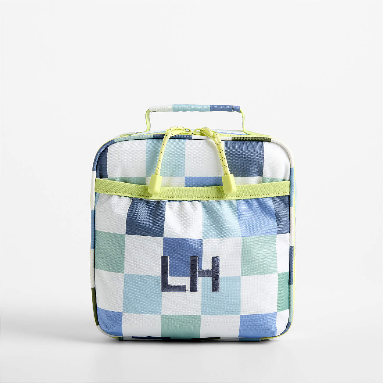Green and Blue Colorblock Standard Soft Insulated Kids Lunch Box + Reviews | Crate & Kids | Crate & Barrel