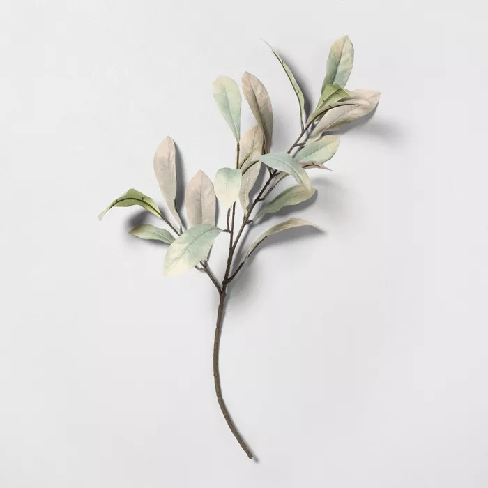 25" Faux Dusty Leaves Stem - Hearth & Hand™ with Magnolia | Target