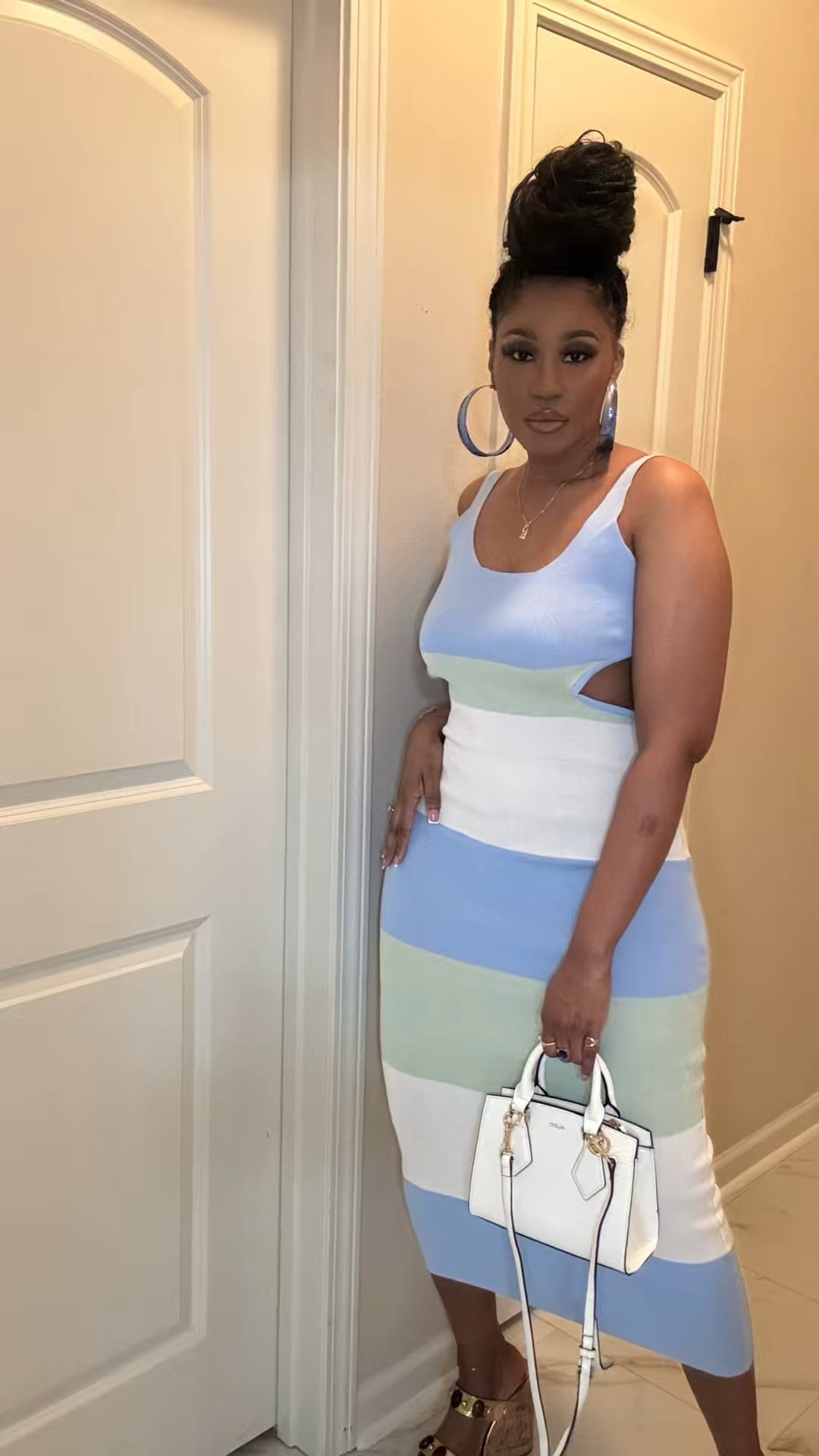 Y’all I’m obsessed with this dress👗 it’s giving all the vibes for Spring, Summer, & Vacation! 🏖️ ☀️Be careful w/ the sizing, but the QUALITY is 10/10😍! 

🖌️ I’m 5’6, 150lbs; wearing a size Medium, but could’ve used a Small due to the stretch. 


#LTKStyleTip #LTKWatchNow #LTKFindsUnder100