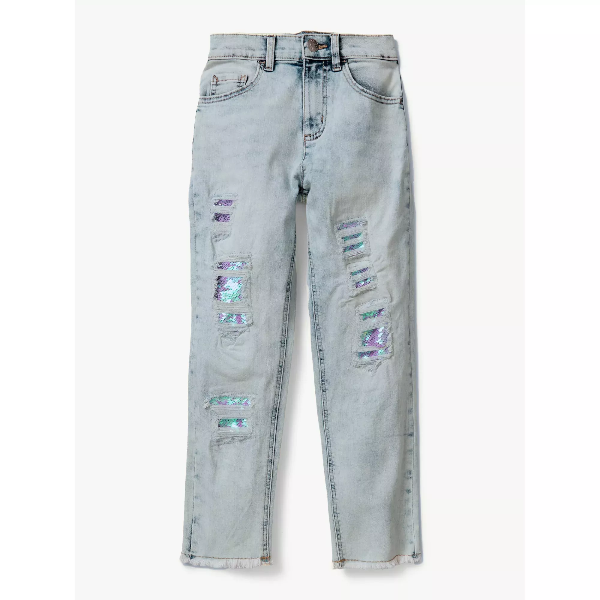 Justice store sequin jeans