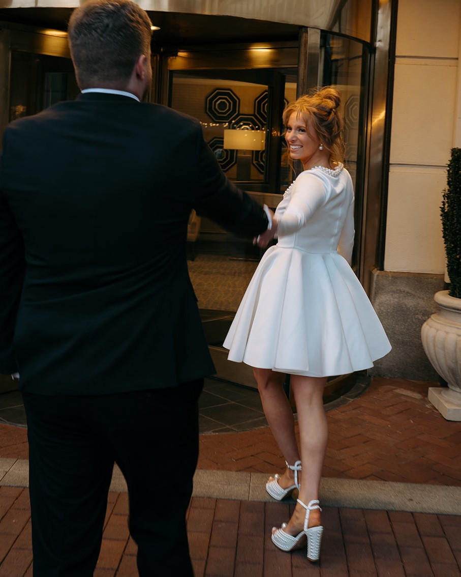 The cutest dress ever! I wore these for our engagement photos and will be forever obsessed.🤍

#LTKBeauty #LTKWedding #LTKStyleTip