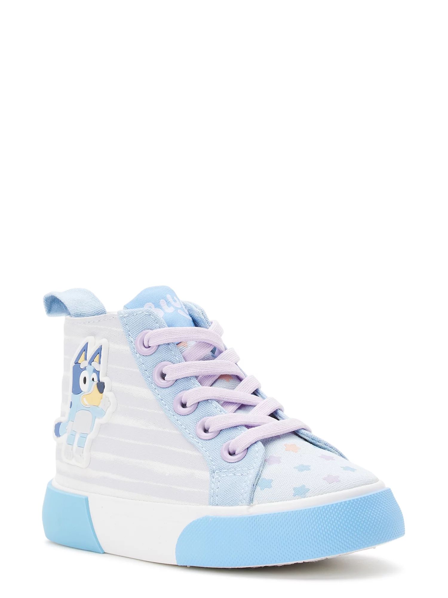 Bluey & Bingo Toddler Girl High Top Sneaker, Sizes 7-12 | Walmart (US)