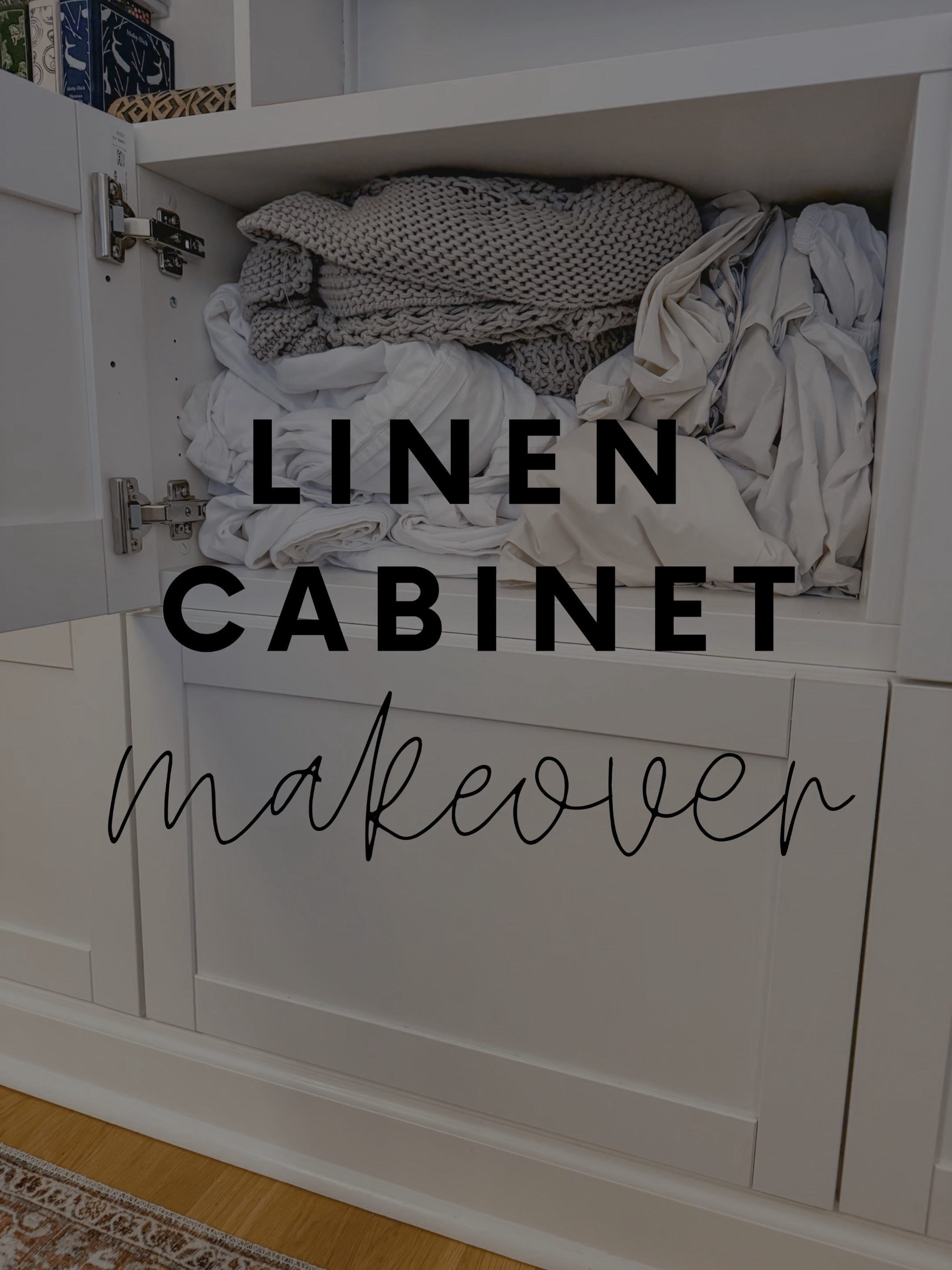 Linen cabinet makeover✨

#LTKhome