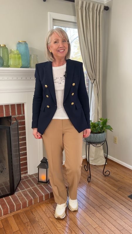 The two by two style formula always works to create interesting and casual outfits that are really pulled together and polished. I love how I’ve styled my Veronica Beard blazer here  

#LTKVideo #LTKover40 #LTKmidsize