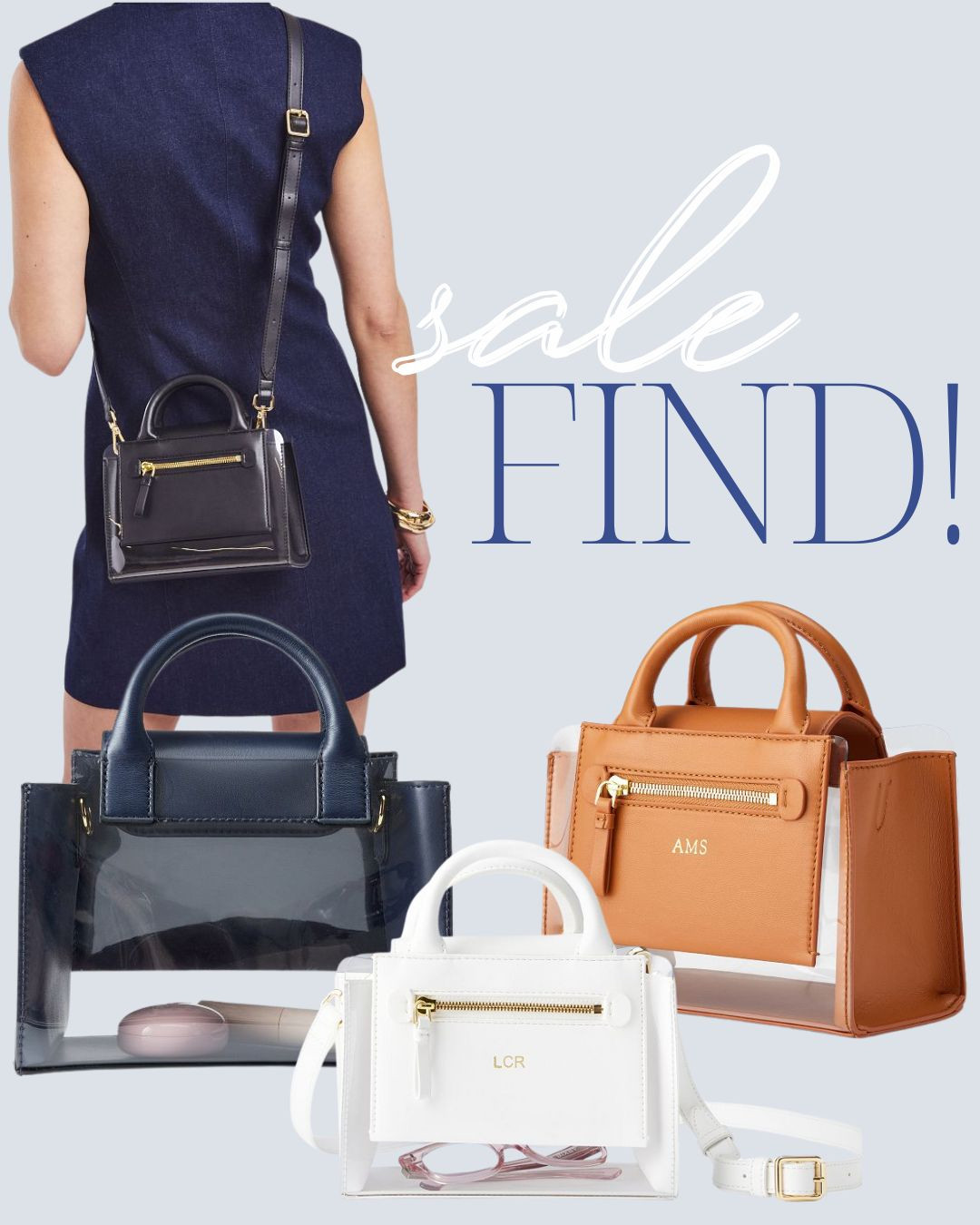 Clear bag style just got better ✨ These chic crossbody handbags are stadium-approved, personalized, and perfect for game days, concerts, and everyday wear. Comes in 4 different colors! Don’t miss this sale find!

clear crossbody bag, stadium bag, game day bag, personalized handbag, everyday crossbody 

 #LTKFallSale #LTKSaleAlert #LTKItBag