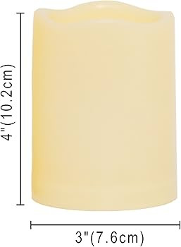 CANDLE CHOICE Waterproof Outdoor Battery Operated Flameless Candles with Remote Timer Plastic Fli... | Amazon (US)