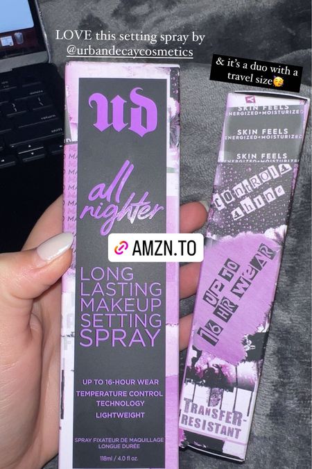 if you need a new setting spray - check out the all nighter from urban decay! i bought this set from amazon that comes with a travel size!! 

#LTKGiftGuide #LTKHoliday #LTKbeauty
