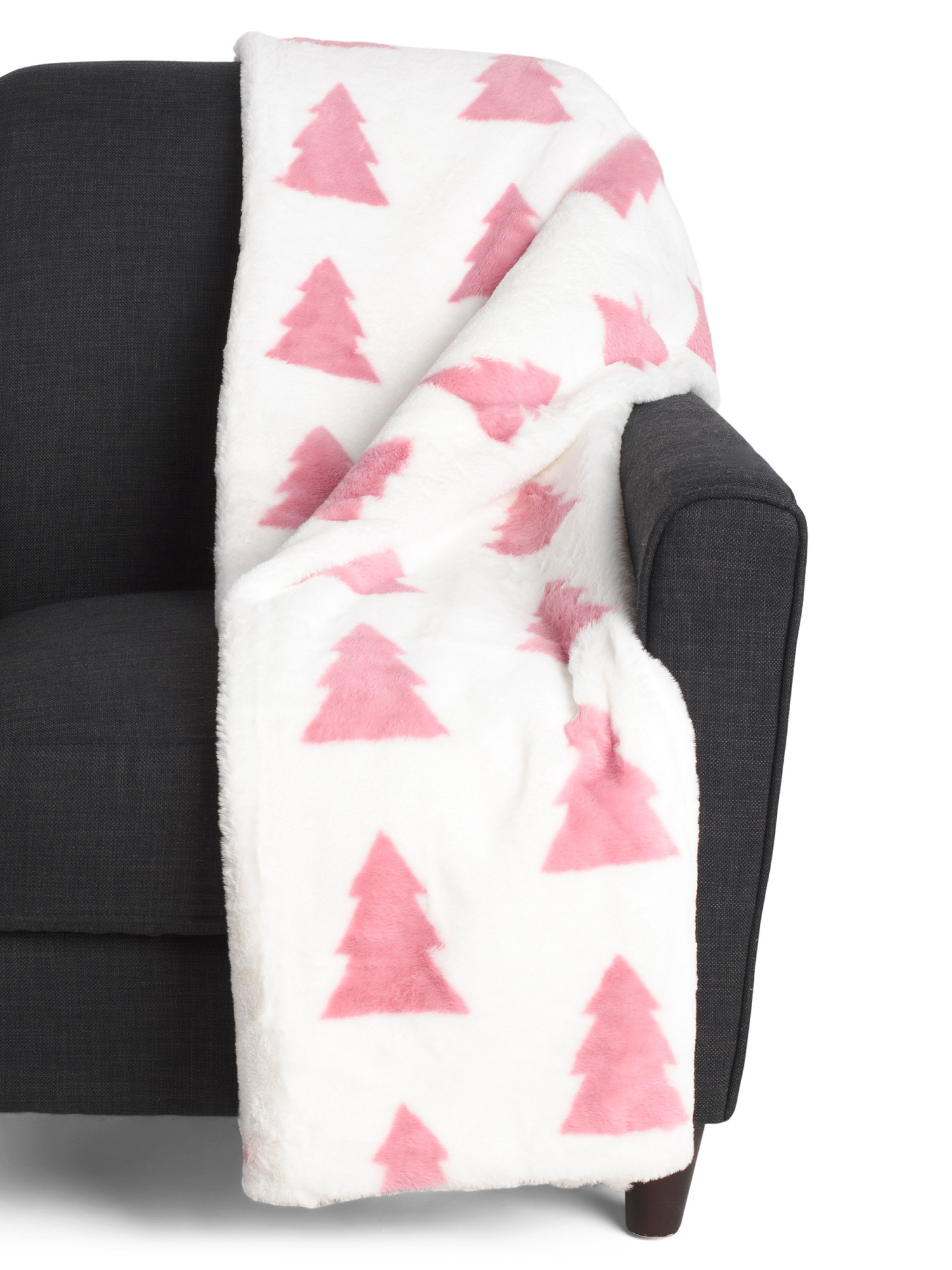 Faux Fur Trees Throw | Pillows & Decor | Marshalls | Marshalls