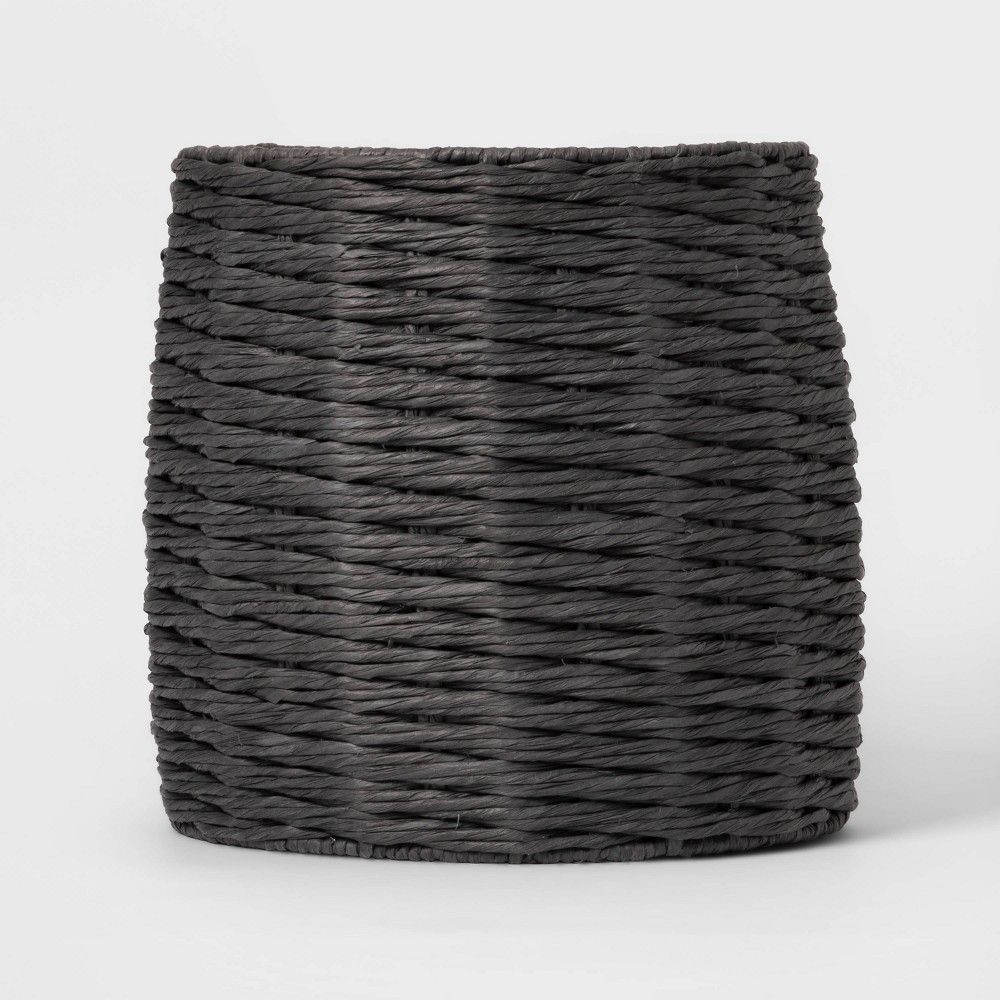 Tall Round Paper 5MM Rope Basket Charcoal - Project 62 | Target