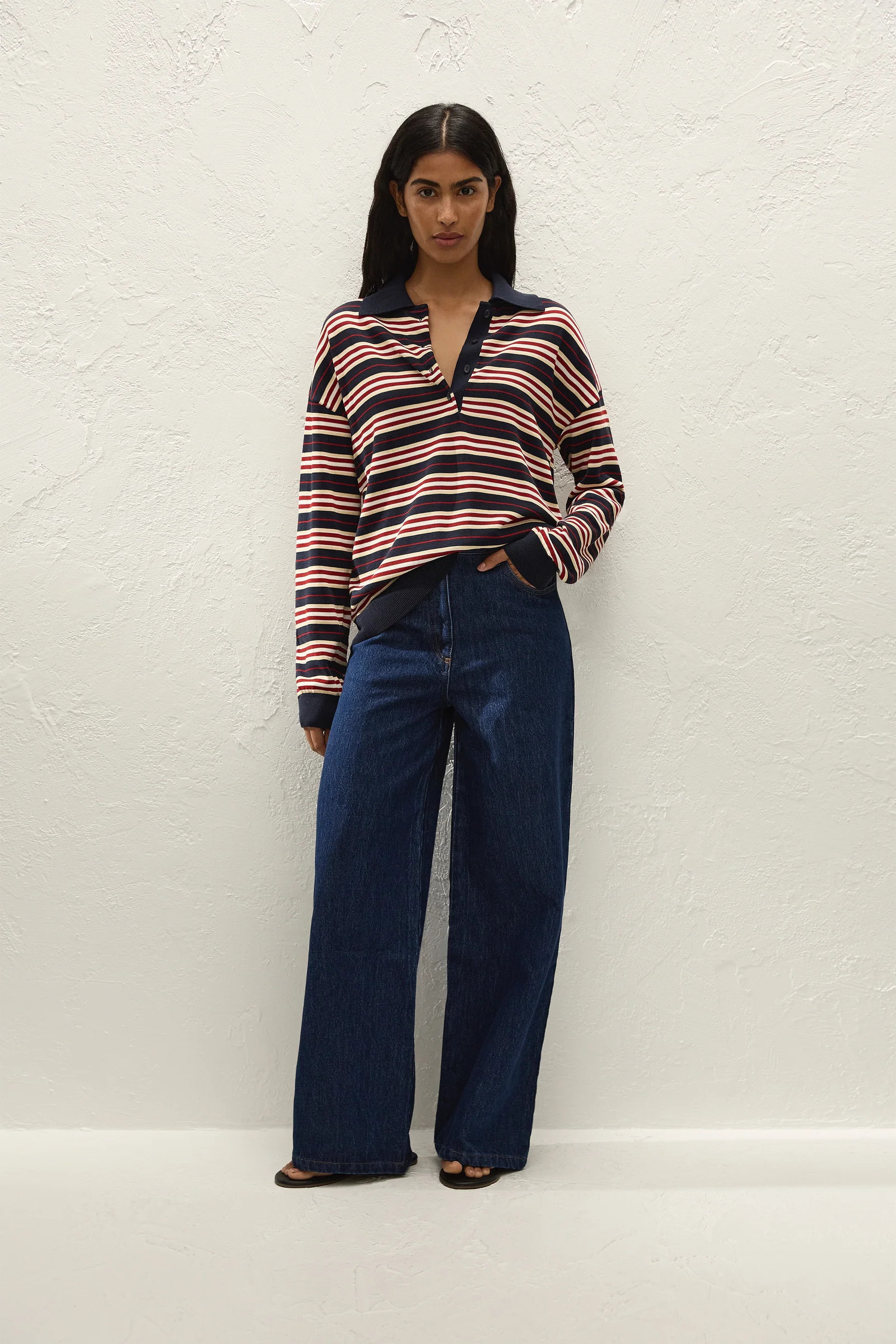 Quinta Wide Jean Dark Indigo | Faithfull (AU)