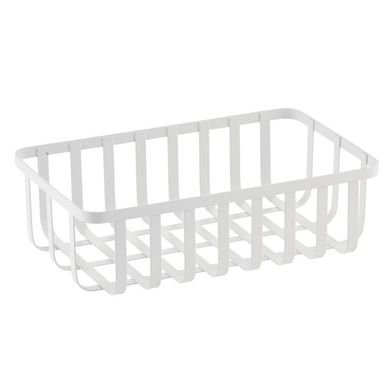 mDesign Farmhouse Metal Storage Organizer Basket | Target