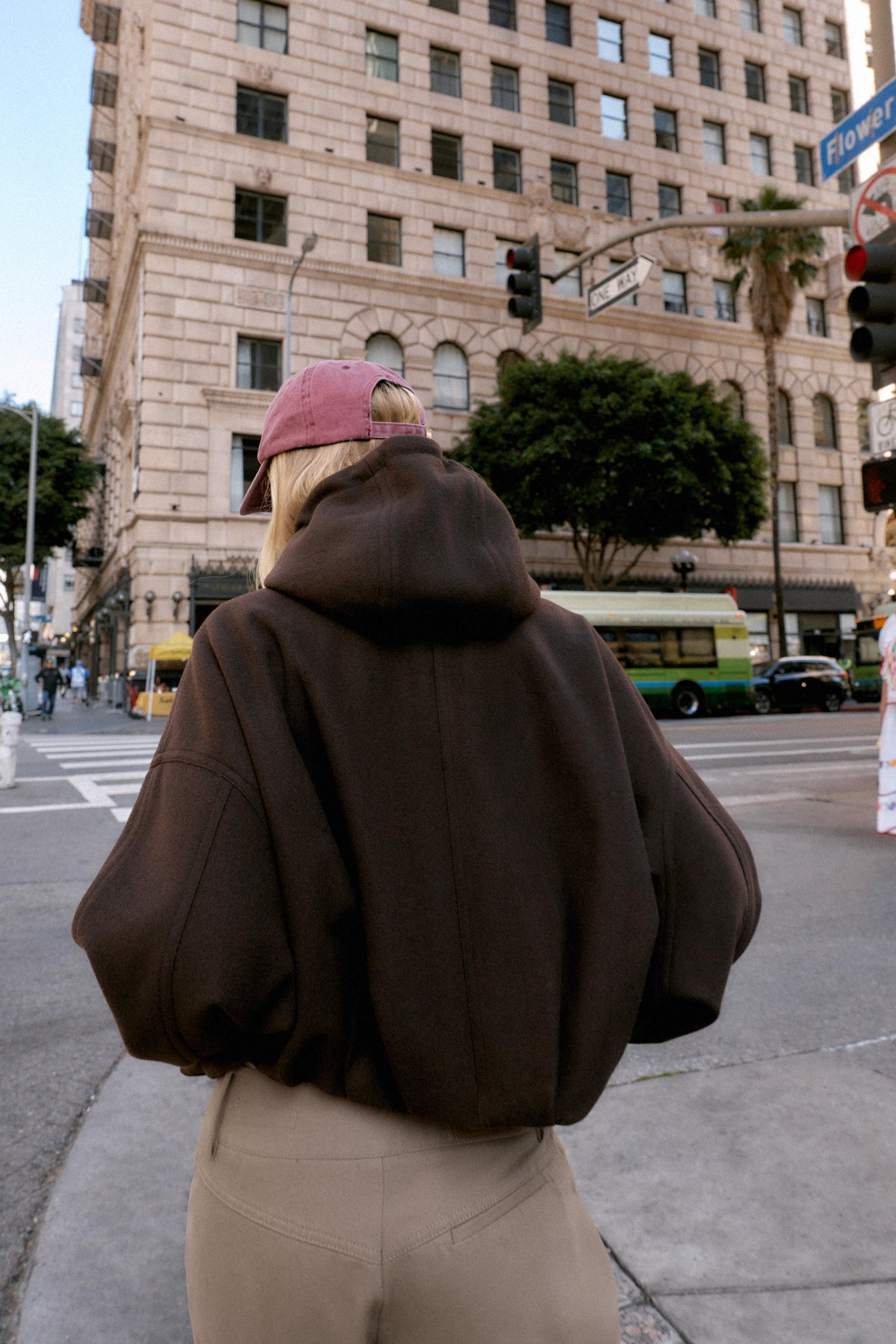 SOFT HOODIE OVERSIZE BOMBER JACKET | Zara UK