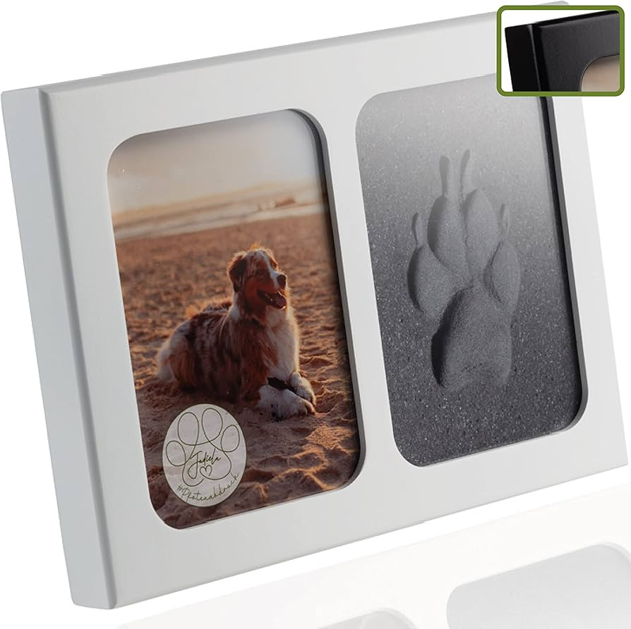 Paw Print Set, Dog or Cat 3D Picture Frame, Dog Paw Print Gift, Made in Germany | Amazon (DE)