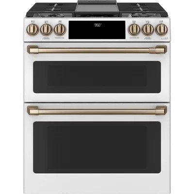 CafÃ© 30" 7 cu. ft. Smart Slide-in Dual Fuel Range with Griddle | Perigold