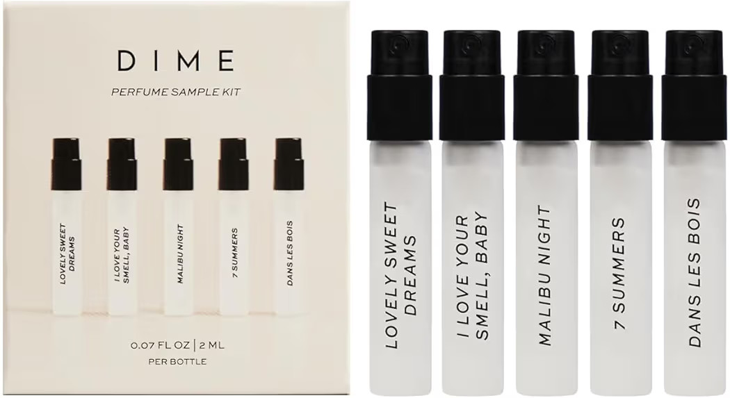 DIME Beauty Perfume Sampler, Hypoallergenic, Clean Perfumes, Eau de Toilette For Women (Set of 5,... | Amazon (US)