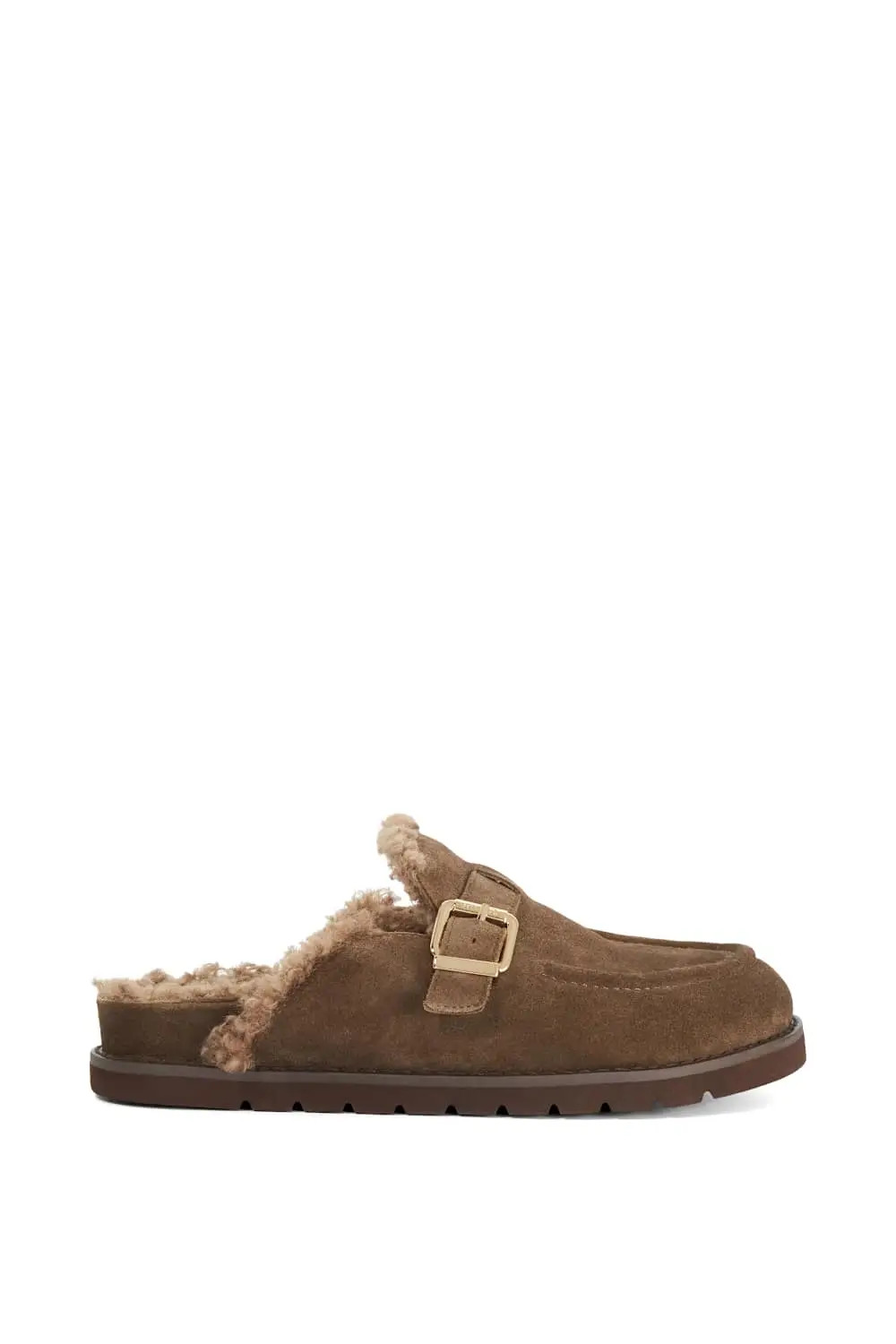 Brown Dune London 'Gogetter' Suede Mules | Debenhams | Debenhams UK