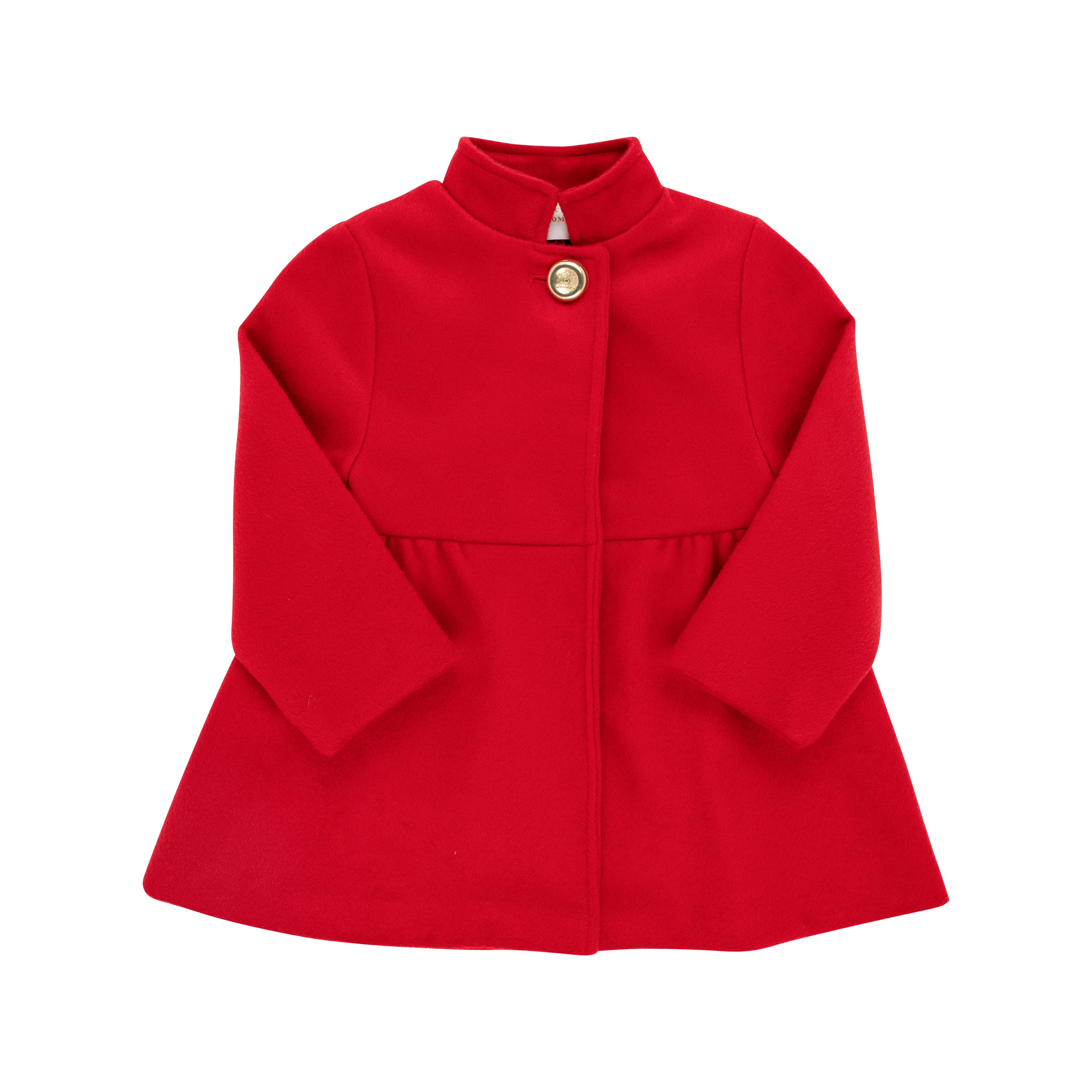 Penelope Peacoat - Richmond Red with Nantucket Navy Lining | The Beaufort Bonnet Company