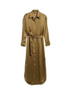 Silk Maxi Shirtdress | Banana Republic (US)