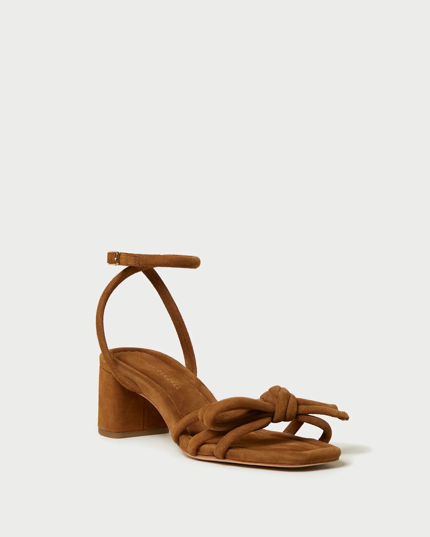 Mikel Cacao Bow Mid-Heel Sandal | Loeffler Randall