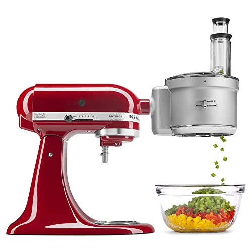 KitchenAid KSM2FPA Food Processor Attachment, Dicing Kit, Silver | Amazon (US)