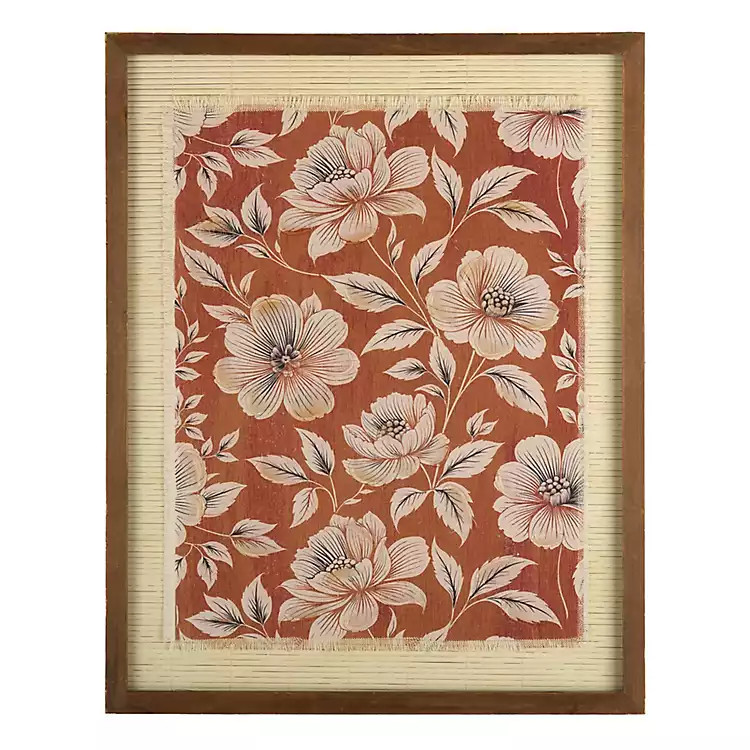 Fall Foliage on Linen Framed Art Print | Kirklands