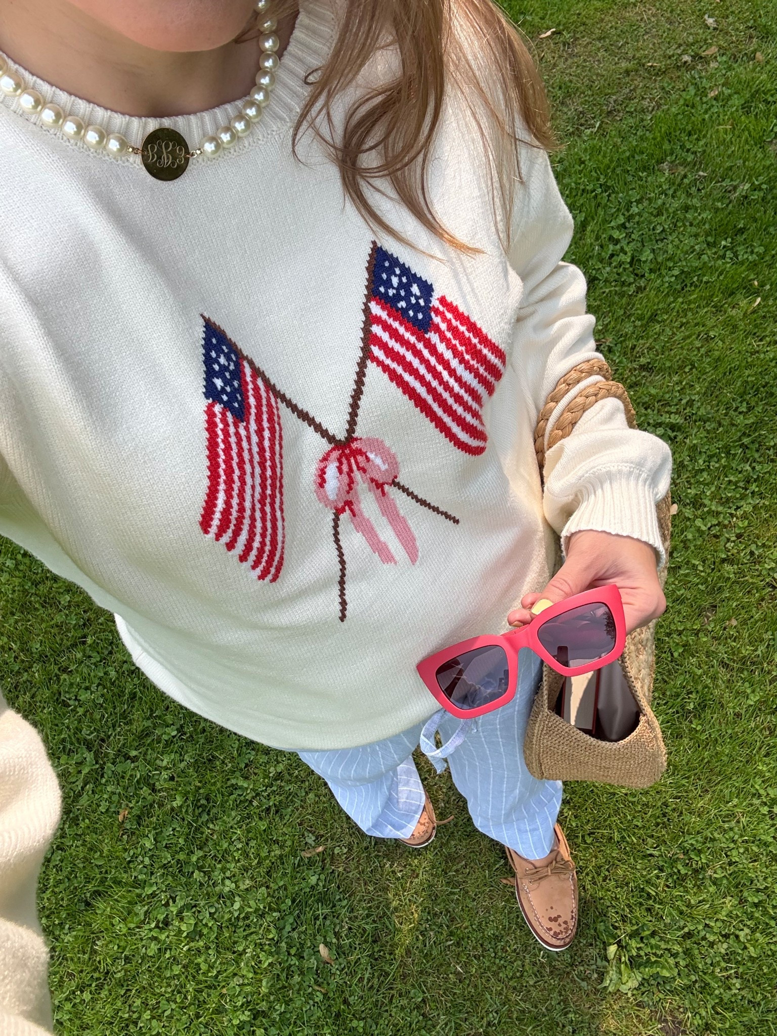 Americana, maternity fashion, pregnancy, third trimester, red white and blue, Fourth of July, linen pants, coastal grandma, basket bag 

#LTKSeasonal #LTKShoeCrush #LTKSummerEdit