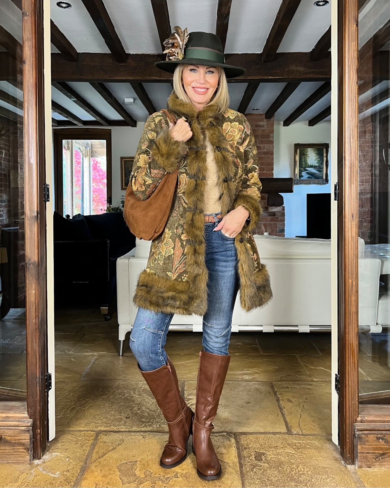 A simple outfit made sensational with a coat and hat 

#LTKover50style #LTKautumn #LTKuk