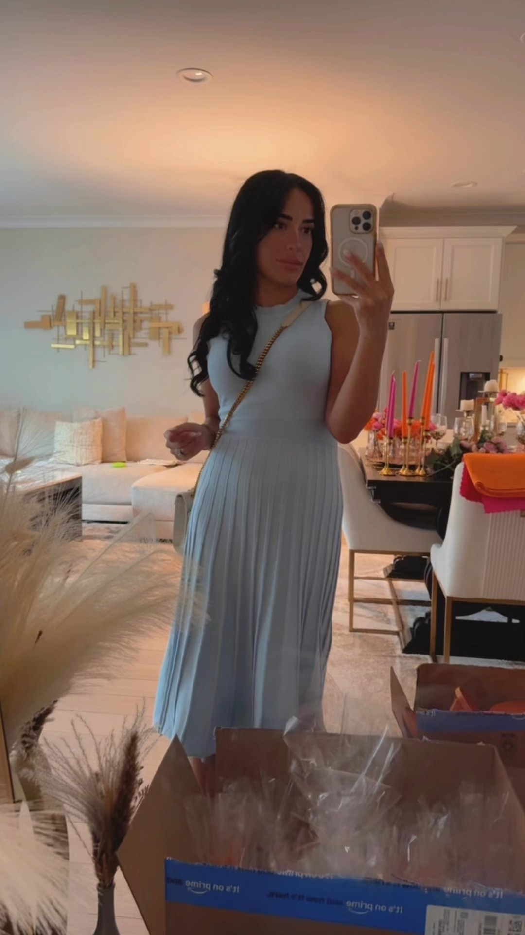 Dress up or down this spring or summer look! I wore it as an errands dress. It’s a midi but fits like a maxi on me in size S😩

(Don’t mind all the boxes ~ getting ready for sister’s bridal shower today & will post all about it! 🌺🍊) 

#LTKStyleTip #LTKPetite #LTKSummerEdit