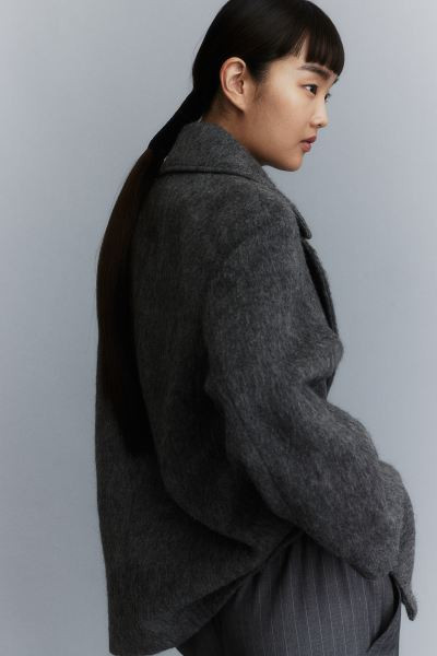 Wool-blend double-breasted jacket | H&M (UK, MY, IN, SG, PH, TW, HK)