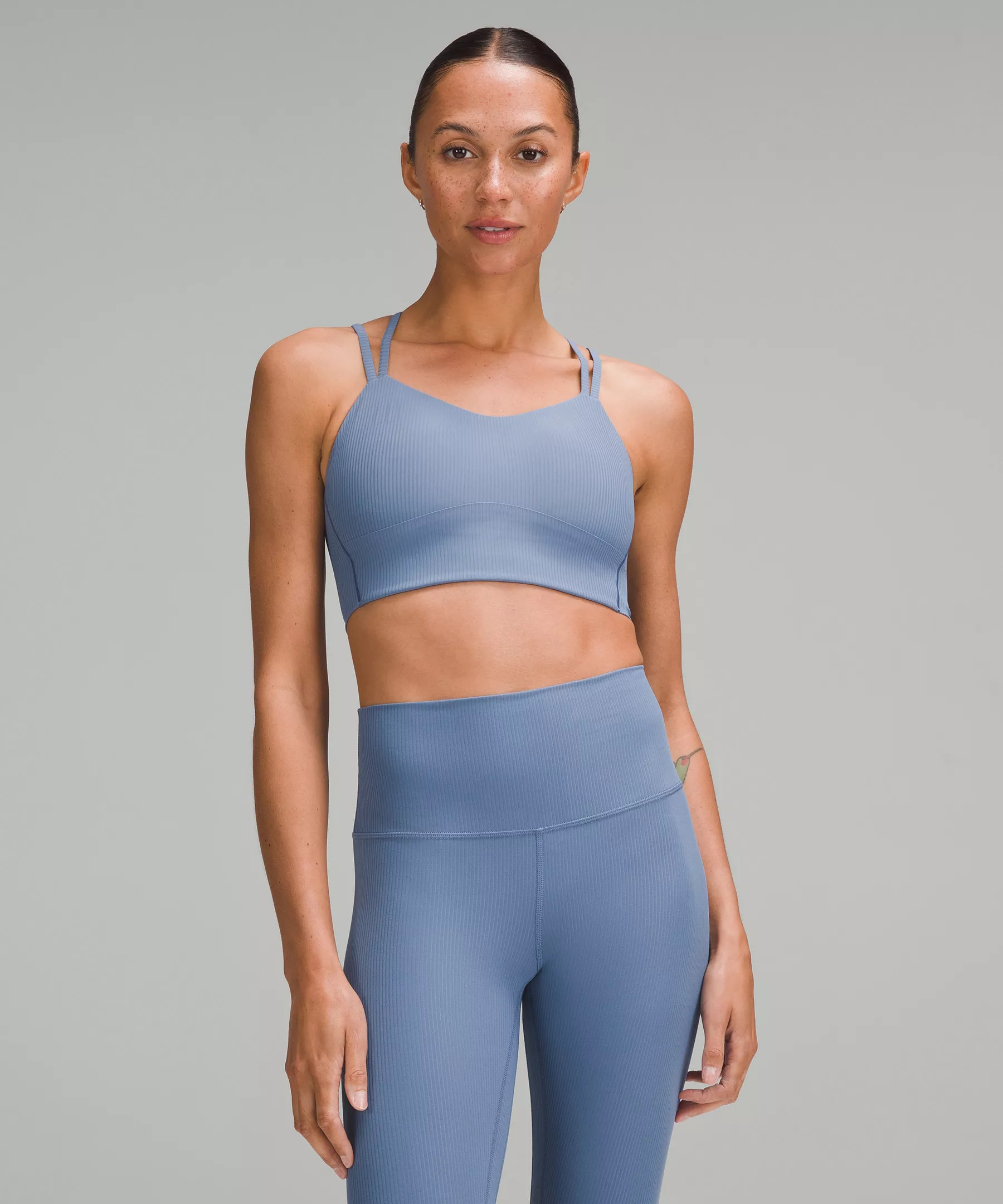 Like a Cloud Ribbed Longline Bra *Light Support, B/C Cup | Women's Bras | lululemon | Lululemon (US)