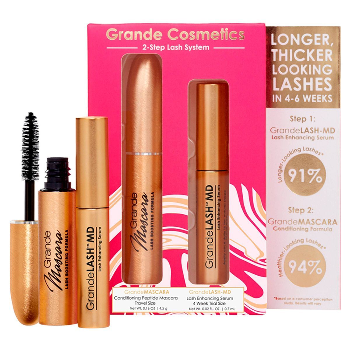 Grande Cosmetics 2-Step Eyelash System - 0.17 fl oz/2ct - Ulta Beauty | Target