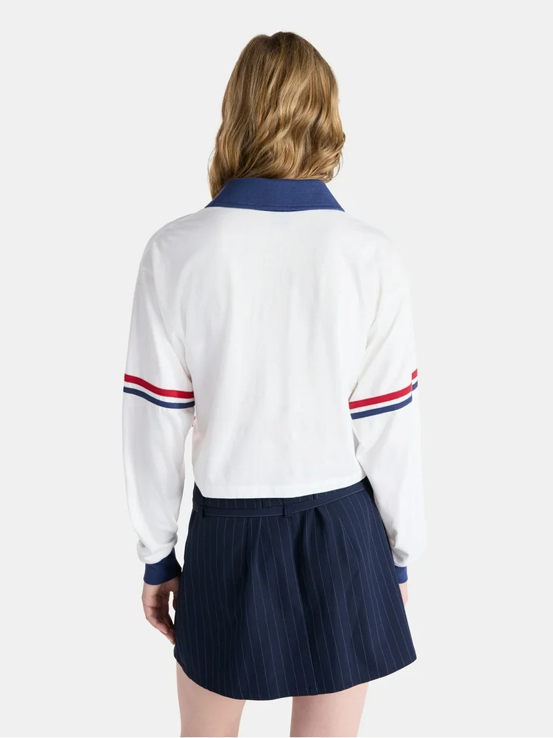 Netflix Stranger Things Cotton Rugby Graphic Polo from No Boundaries, Women’s and Women’s Plu... | Walmart (US)