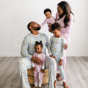 Pink Breakfast Buddies Bamboo Viscose Zippy | Little Sleepies