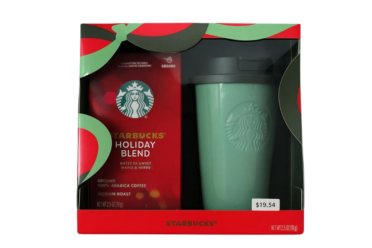 Starbucks Stainless Steel Tumbler With Holiday Coffee Blend, 2.5 oz | Walmart (US)