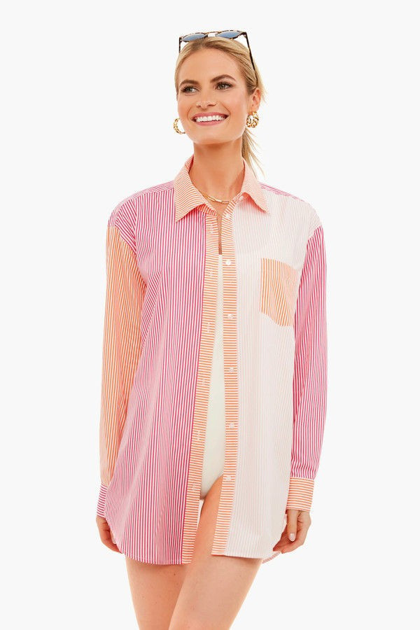 Sorbet Stripe The Oxford Tunic | Tuckernuck (US)