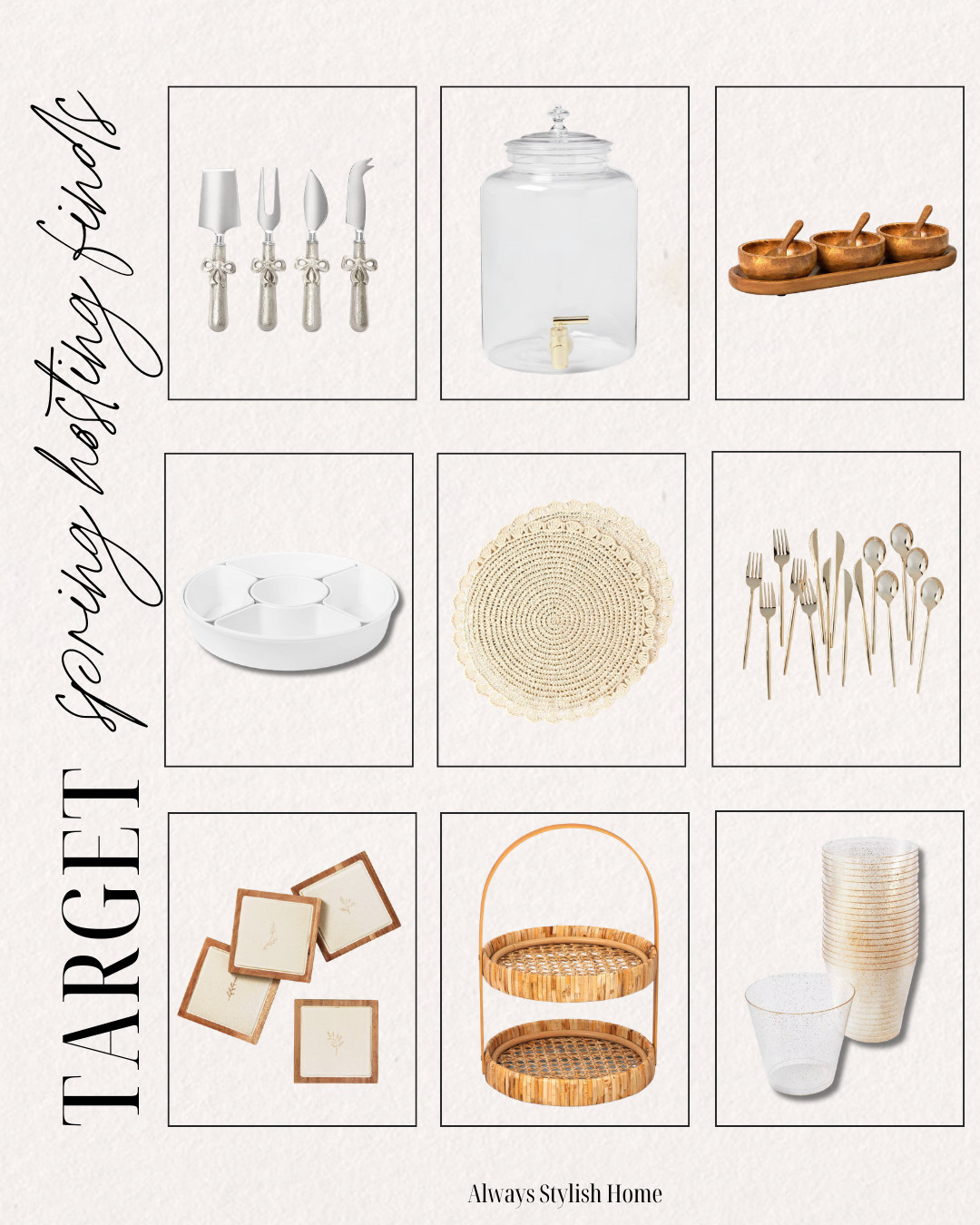 target spring hosting finds, hosting must haves from target, @target home finds, target spring new arrivals, target spring finds for the home 

 #LTKSeasonal #LTKHome