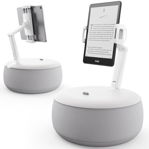 SAIJI Kindle Holder Pillow, Tablet Holder Compatible with 4.7-15.6” Kindle, Phone, Ipad, 360° ... | Amazon (US)