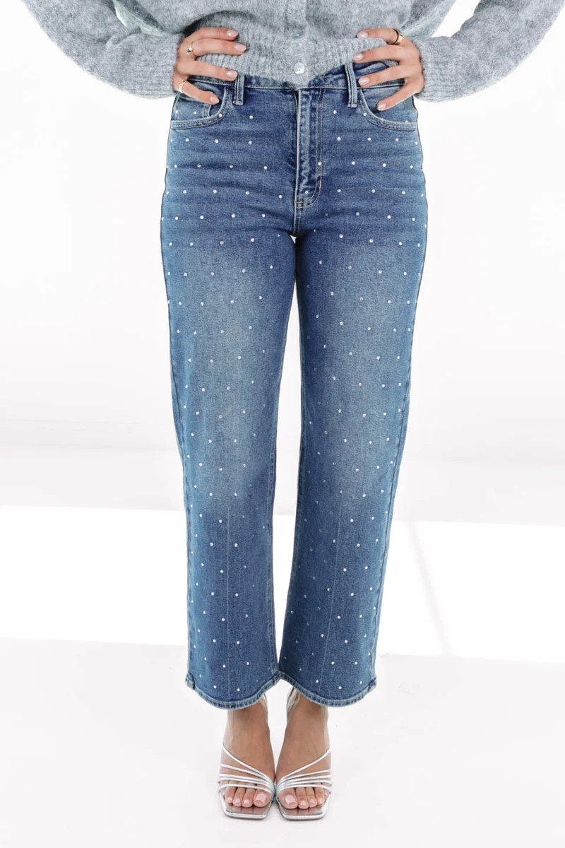 Make Me Shine Jeans - Denim | The Impeccable Pig