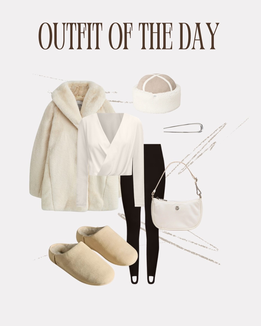 A perfect running to Pilates and then running errands fit! I love a white winter moment.