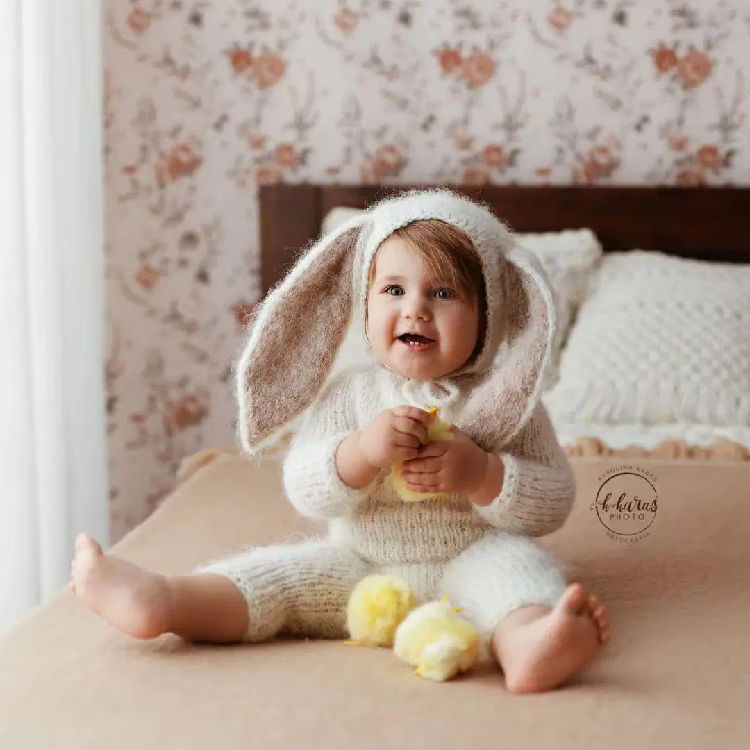 Bunny Costume - Hat and Romper, Bunny Outfit, Easter Costume, Baby Bunny Outfit, Bunny Pijamas, T... | Etsy (US)